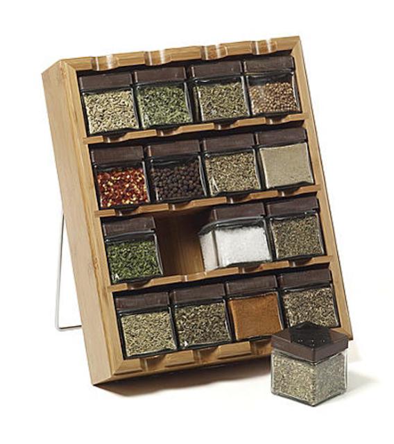 Kamenstein® 16 Cube Bamboo Inspirations Spice Rack