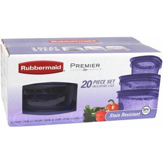 Rubbermaid Premier 20-Piece Set, Purple