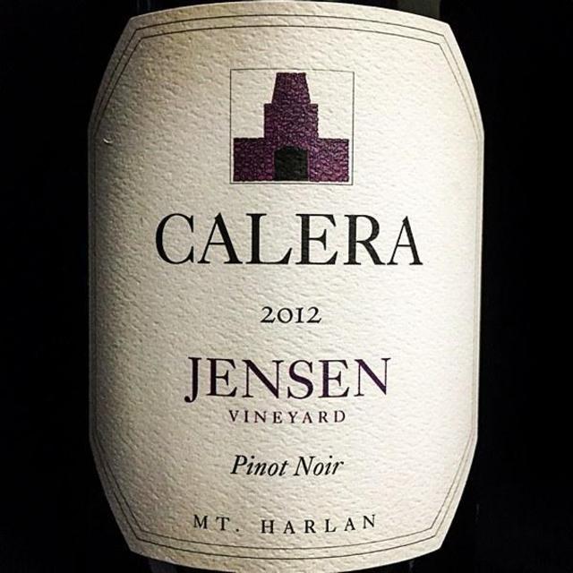 Calera's 2012 Jensen Pinot Noir