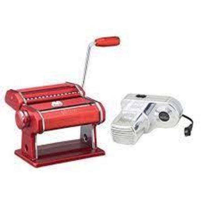 Atlas Electric 150 Pasta Machine with Motor (Red)