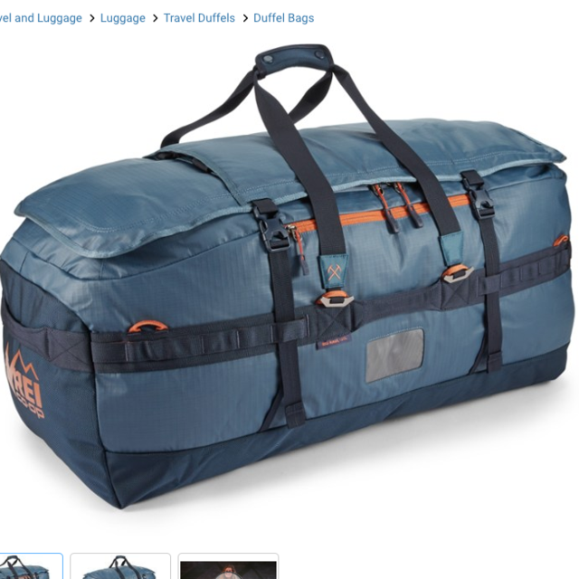 REI Co-op Big Haul 120 Duffel Blue