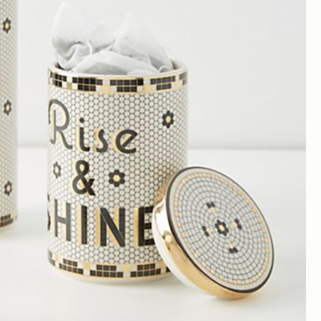 Bistro Tile Canister rise & Shine