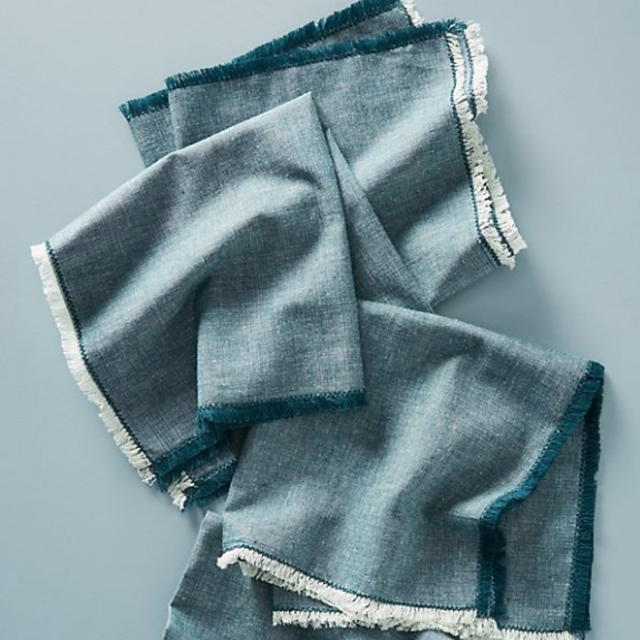 Jolene Napkins, Set of 4 Color: SKY