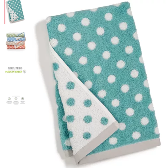Cotton Dot Spa Fashion Hand Towel OCEAN