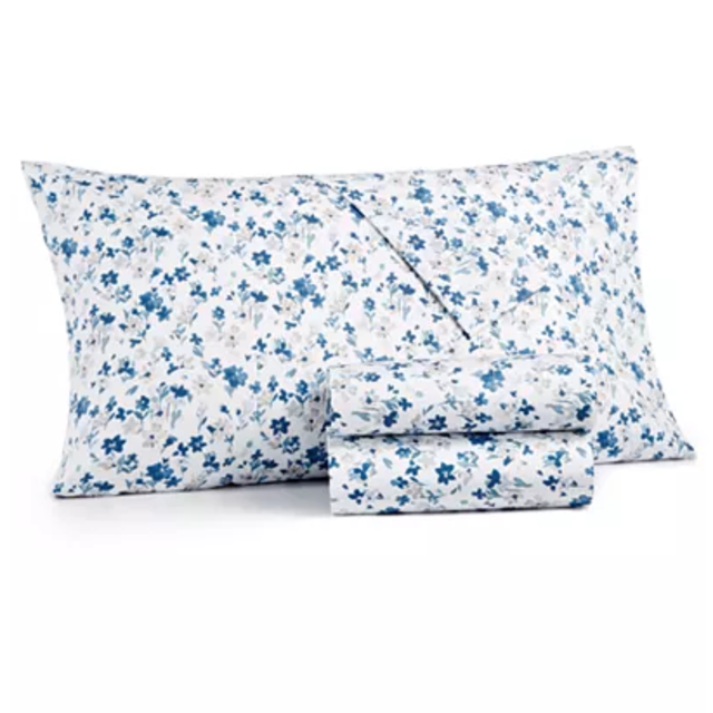 QUEEN Sheet Set, 400 Thread Count Brook Blue