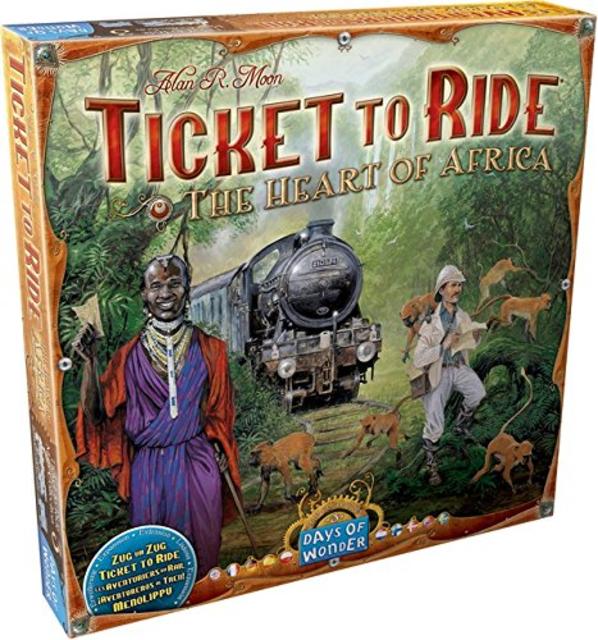 Ticket to Ride Board Game: The Heart of Africa