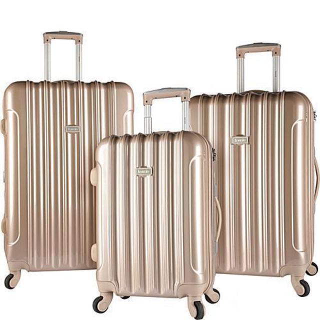 Kensie Luggage 3 PC Expandable Hard Side Spinner Luggage Set