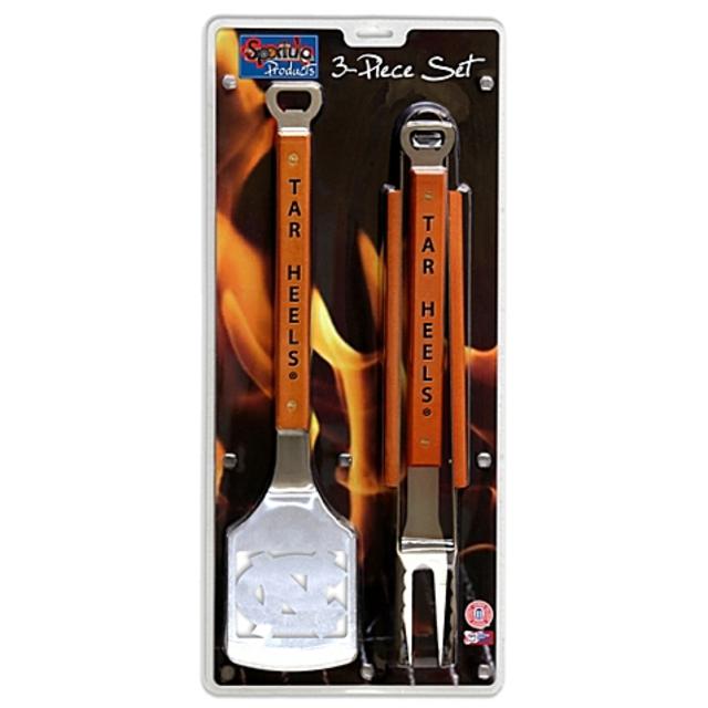 North Carolina Tar Heels 3-Piece Sportula BBQ Set