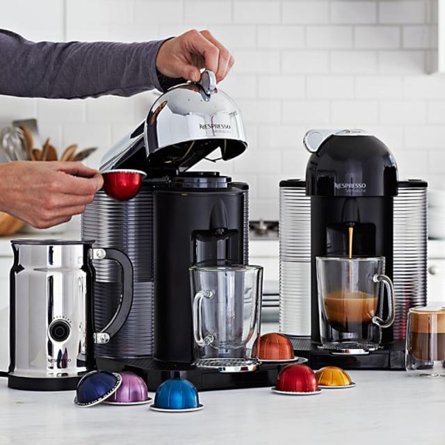 Nespresso VertuoLine with Aeroccino Plus Automatic Milk Frother