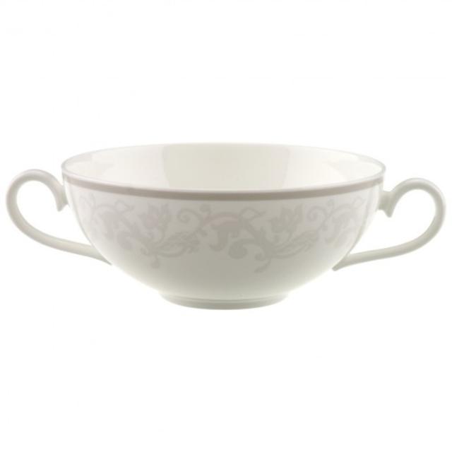 Gray Pearl Cream Soup Cup 13 1/2 oz set of 12