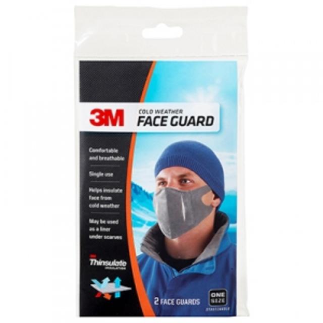 3M 2 Pk. Cold Weather Face Guards - Gray