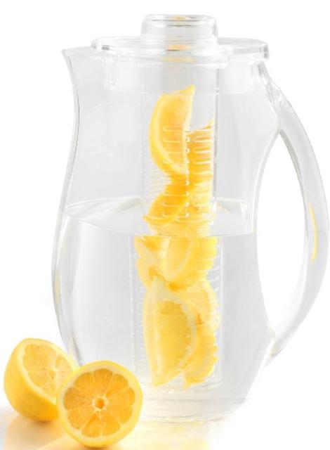 Shatter-Proof Acrylic Fruit Infusion Pitcher
