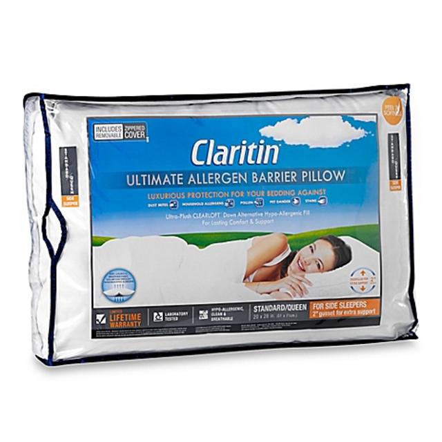 Claritin™ Anti-Allergen Clearloft™ Embossed Standard/Queen Side Sleeper Pillow