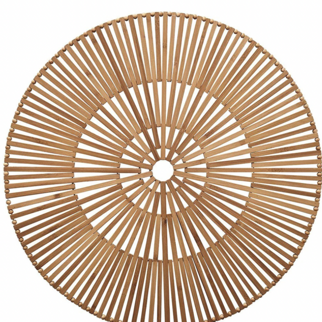 Spoke Placemat in Brown, Set of 4