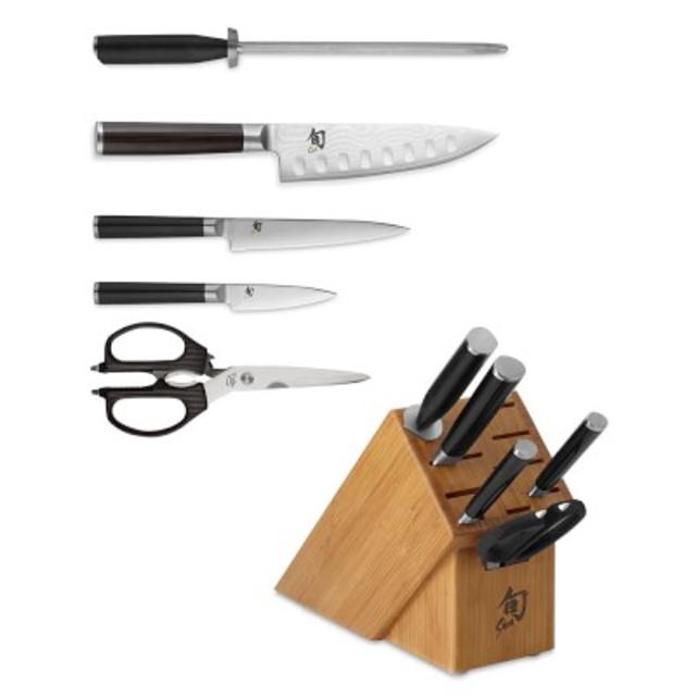 Shun Classic 6-Piece Knife Block Set