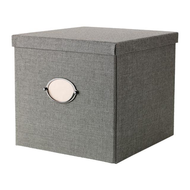 KVARNVIK				Box with lid, gray