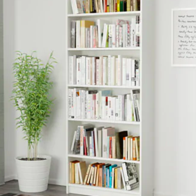 BILLY								Bookcase, white