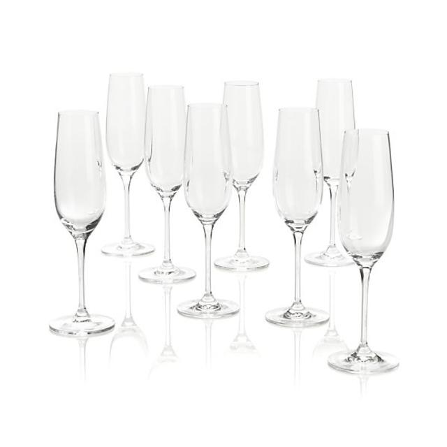 Set of 8 Viv Champagne Glasses