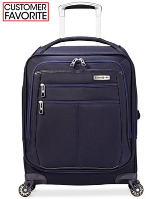 Blue Samsonite Sphere Lite 19" Expandable Spinner Carry On Suitcase