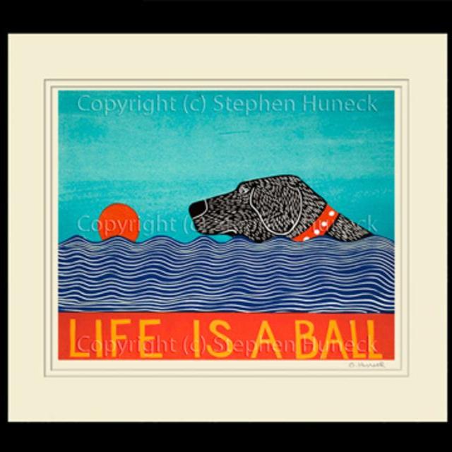 Life is a Ball - Giclee | Black Lab