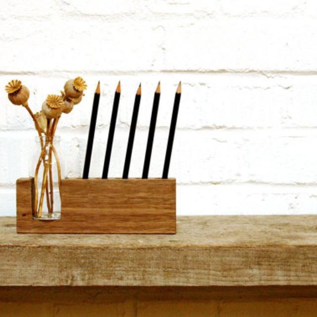 Pen Holder, Wood Desk Organizer. Wooden Pencil Holder, Wood Desk Storage, Desk Organizer, Office Organization.