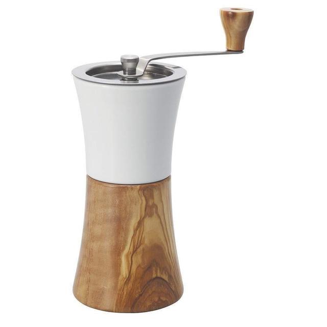 HARIO MCW-2-OV Ceramic Coffee Mill, One Size, Wood