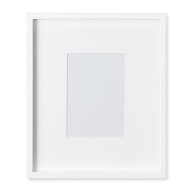 White Lacquer Gallery Picture Frame, 5" X 7"