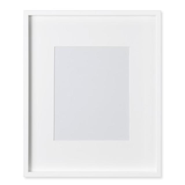 White Lacquer Gallery Picture Frame, 8" X 10"