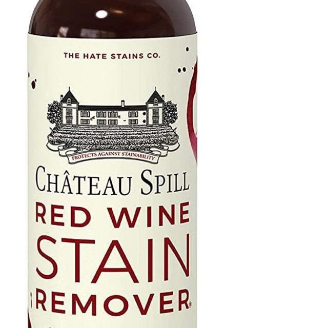 Chateau Spill Red Wine Stain Remover – Super Concentrated and Safe Spray Cleaner for New and Set-In Wine Stains on Carpet, Rugs, Clothing Upholstery and Laundry (120ml, 4 oz Spray Bottle)