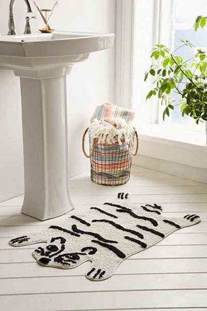 Magical Thinking Tiger Bath Mat