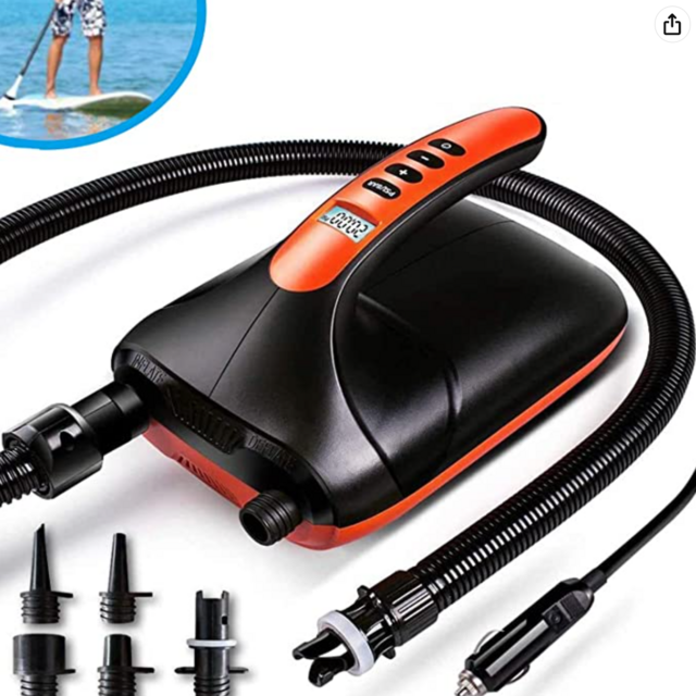 20PSI High Pressure SUP Electric Air Paddle Board Pump