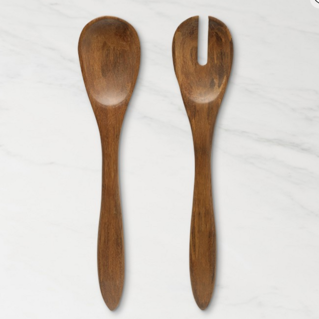 Crushed Bamboo Salad Servers