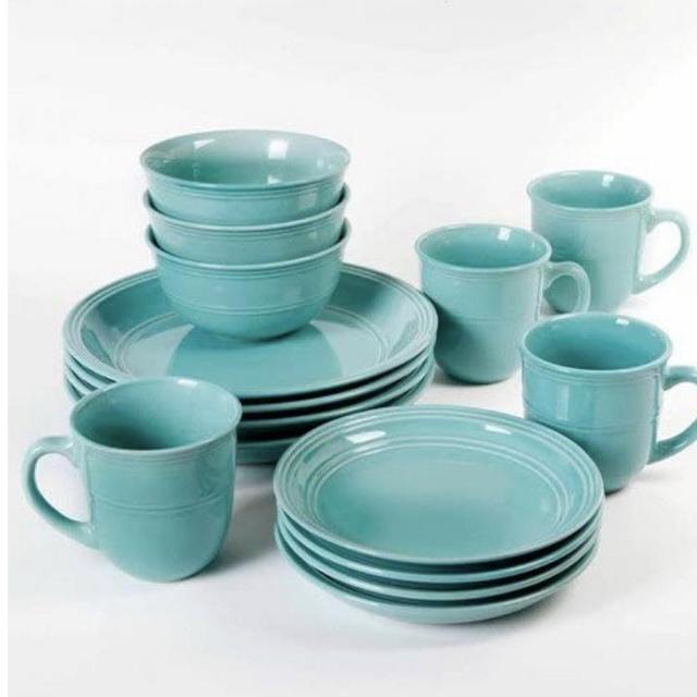 Mainstays 16-Piece Round Dinnerware Set