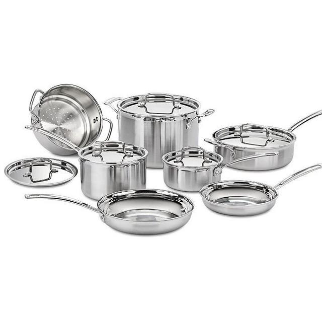Cuisinart MCP-12N Multiclad Pro Stainless Steel 12-Piece Cookware Set