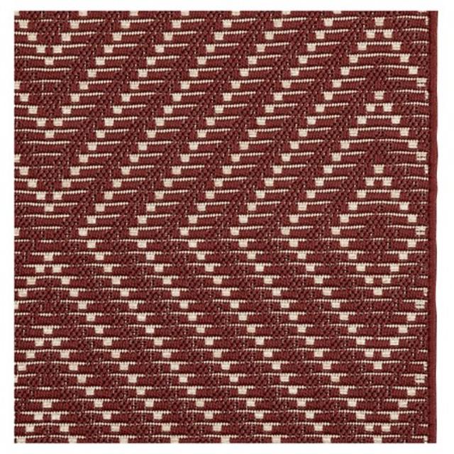 Oxblood Text Diamond Outdoor Rug - Smith & Hawken™