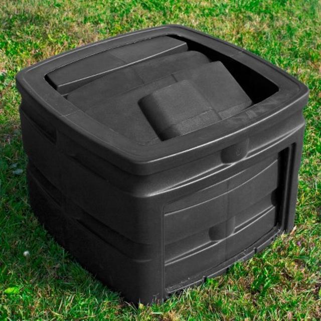 Good Ideas Compost Wizard Standing Bin - Black