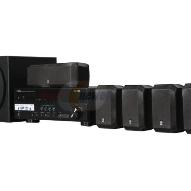Yamaha YHT-3920BL 5.1 Home Theater in a Box System, Bluetooth