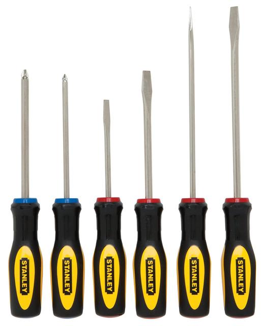 Stanley 60-060 Standard Fluted Screwdriver Set, 6-Piece