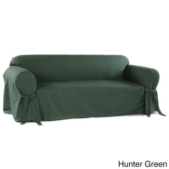 Sofa Slipcover - HUNTER GREEN