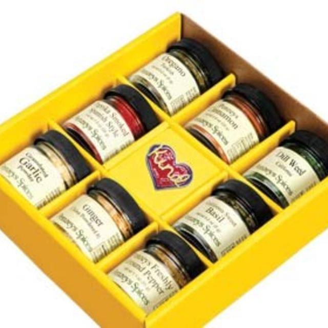 Penzy's Gift Box Kind Heart Spices 8 pot