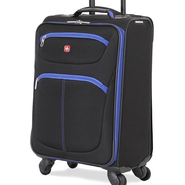 BLACK/BLUE - 20” Carry-on Luggage