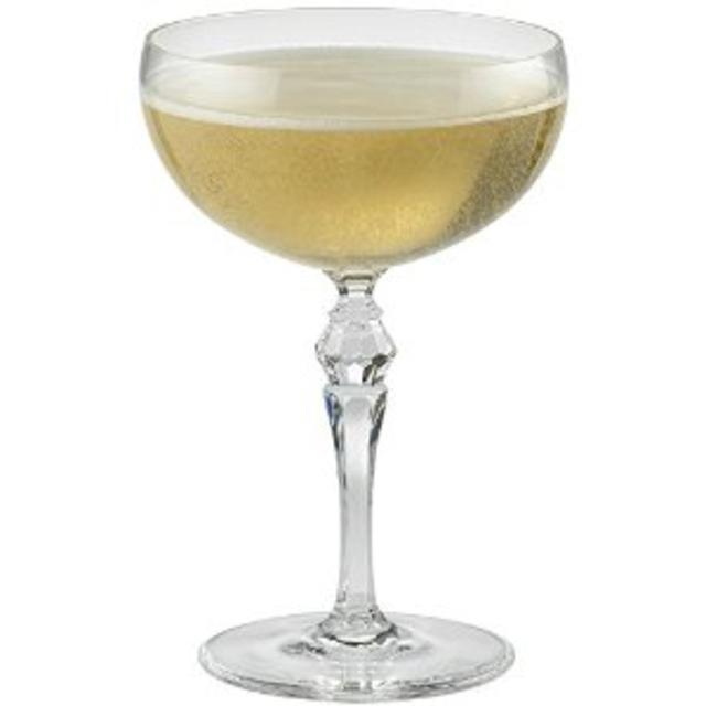 Wine Enthusiast Fusion Deco Champagne Coupe Glasses, Set of 4