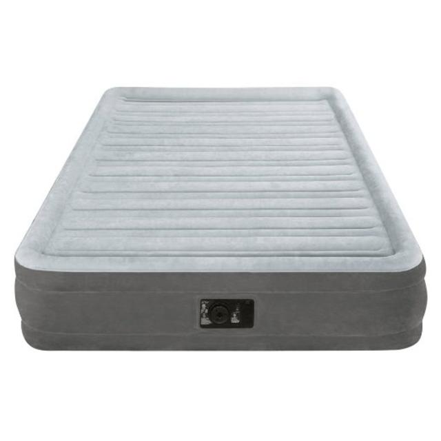 Intex Comfort Plush Mid Rise Dura-Beam Airbed with Built-in Electric Pump, Bed Height 13", Full
