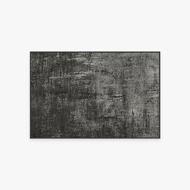 Impasto Greyscale Rug