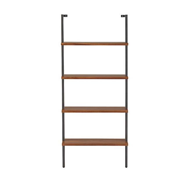 helix 70" acacia bookcase