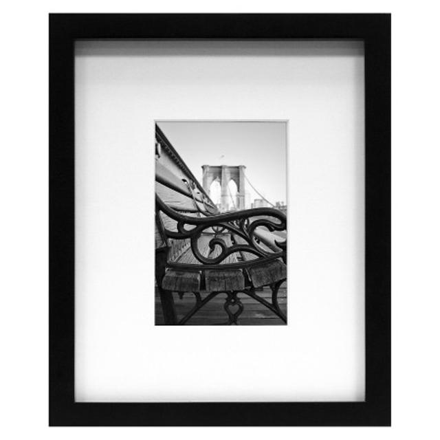 8"X10" Black Beveled Mat Frame - Room Essentials™