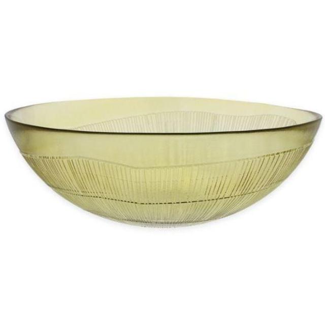 French Home Birch Salad Bowl in Caramel