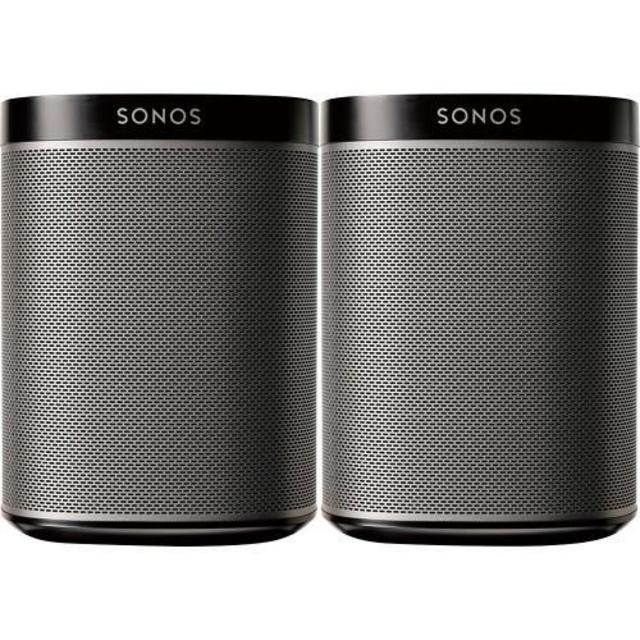SONOS - PLAY:1 2-Room Wireless Speaker Starter Set (Pair) - Black
