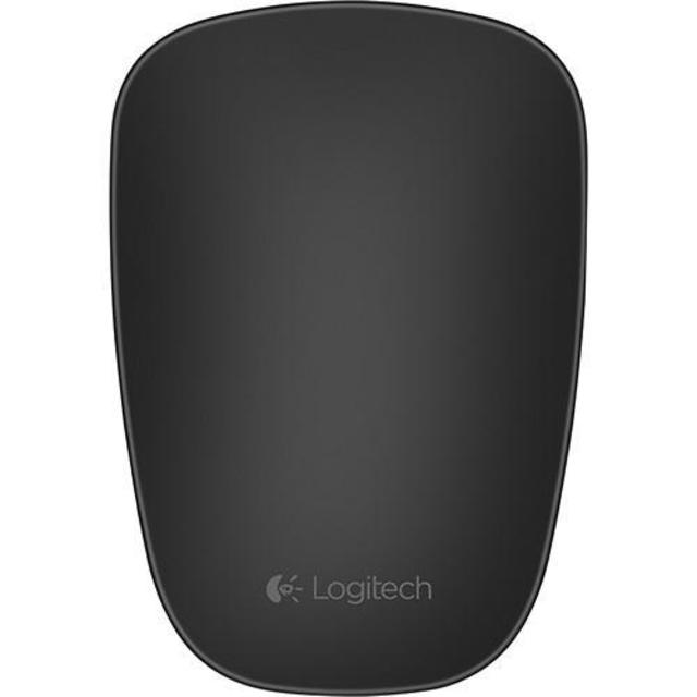 Logitech - T630 Ultrathin Optical Touch Mouse - Black