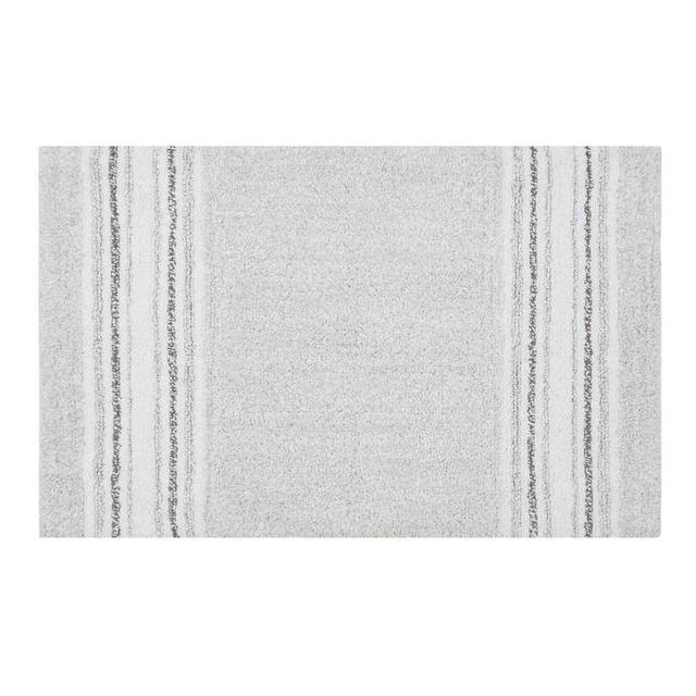 Bee & Willow™ Home Midsomer 20" x 30" Striped Bath Rug in Grey
